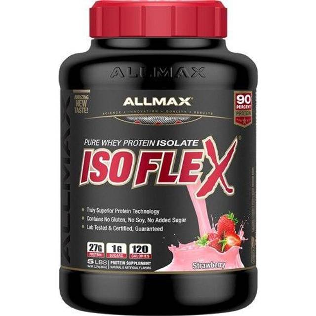 ALLMAX Nutrition IsoFlex Pure Whey Protein Isolate Strawberry 5 lbs