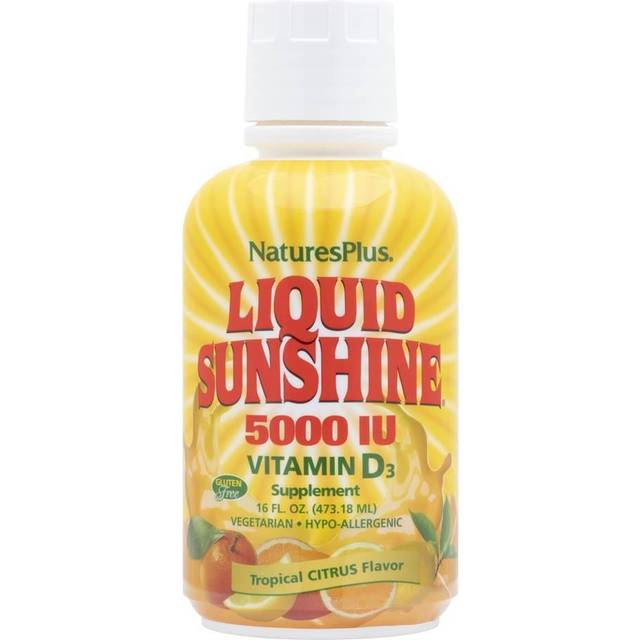 NaturesPlus Liquid Sunshine Vitamin D3 Tropical Citrus 5000 IU - 16 fl oz