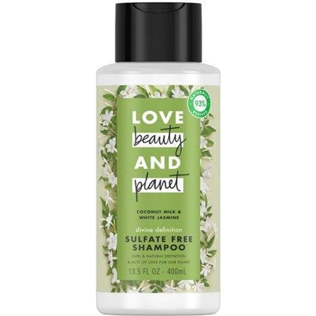Love Beauty and Planet Sulfate-Free Coconut Milk & White Jasmine Shampoo for Curly Hair 13.5 fl oz