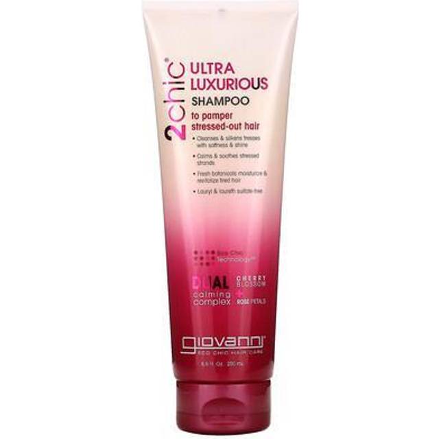Giovanni 2chic Ultra-Luxurious Shampoo with Cherry Blossom & Rose Petals, 8.5 Fluid Ounce