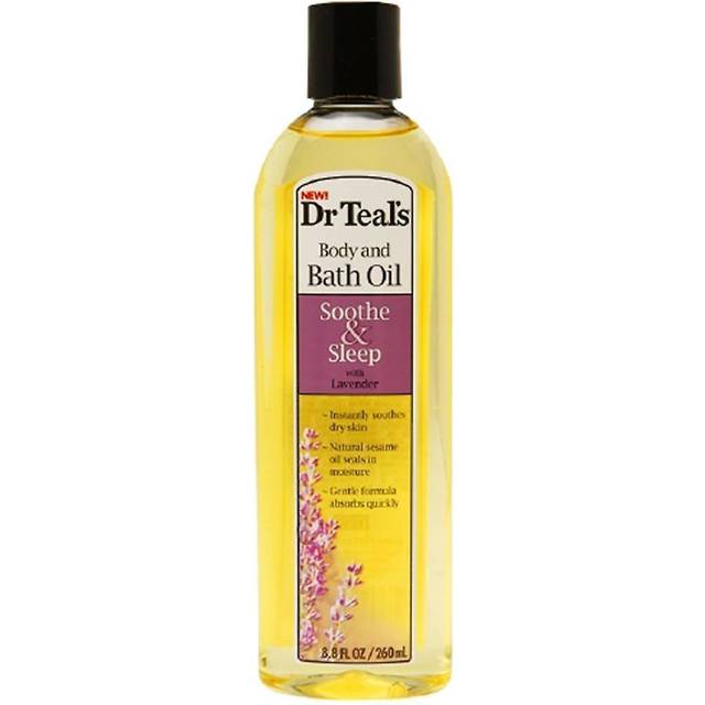 Dr Teal's Bath Oil Sooth & Sleep With Lavender Perfume 260 ml Pure Epsom Salt Body Oil Sooth & Sleep with Lavender for Women (260 ml)