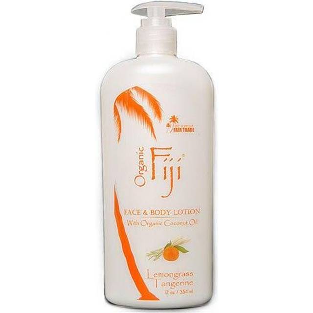 Organic Fiji Face & Body Lotion Lemongrass Tangerine 12 fl oz