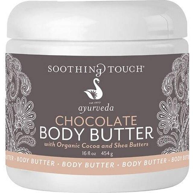 Soothing Touch Chocolate Body Butter with Organic Cocoa and Shea Butters 13 oz