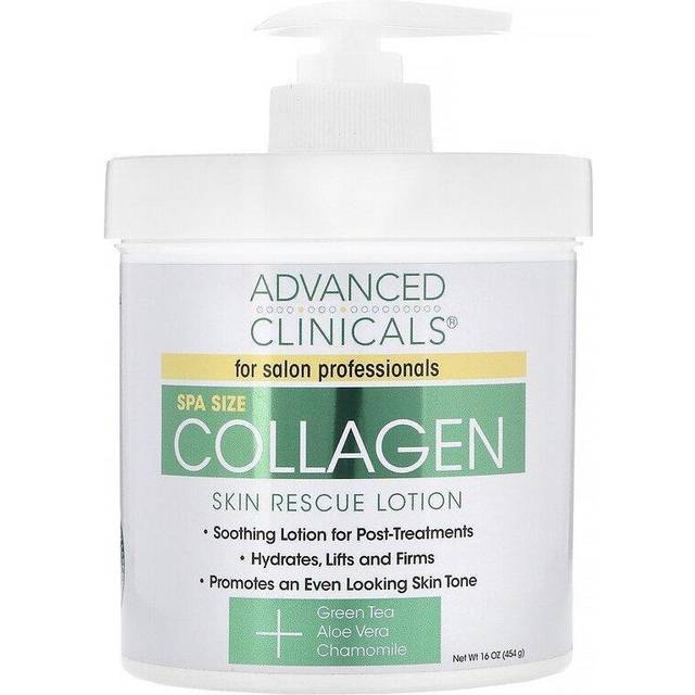 Advanced clinicals collagen skin rescue lotion fragrance free 16 oz (454 g)