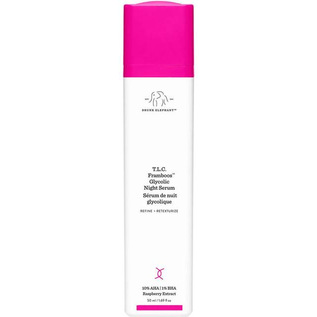 Drunk Elephant T.L.C. Framboos Glycolic Night Serum (Various Sizes) - 50ml