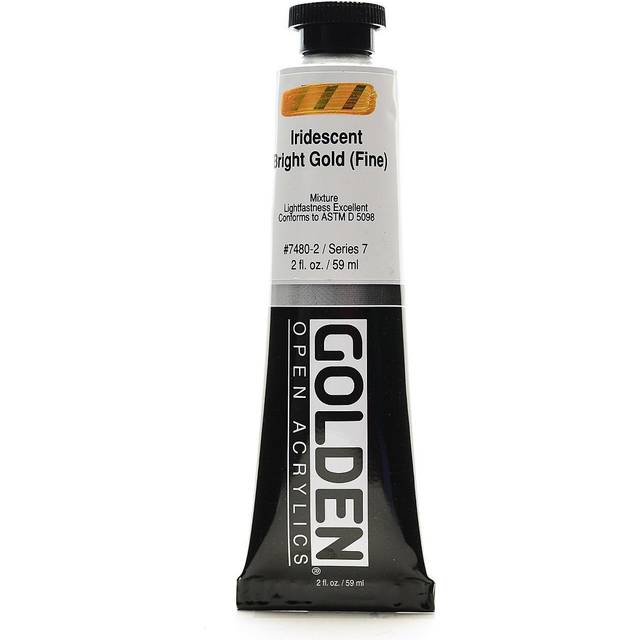 Golden Open Acrylic Paint 59ml Iridescent Bright Gold (Fine) #7480