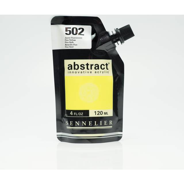Sennelier Abstract Acrylic Paint 120ml - Fluorescent Yellow