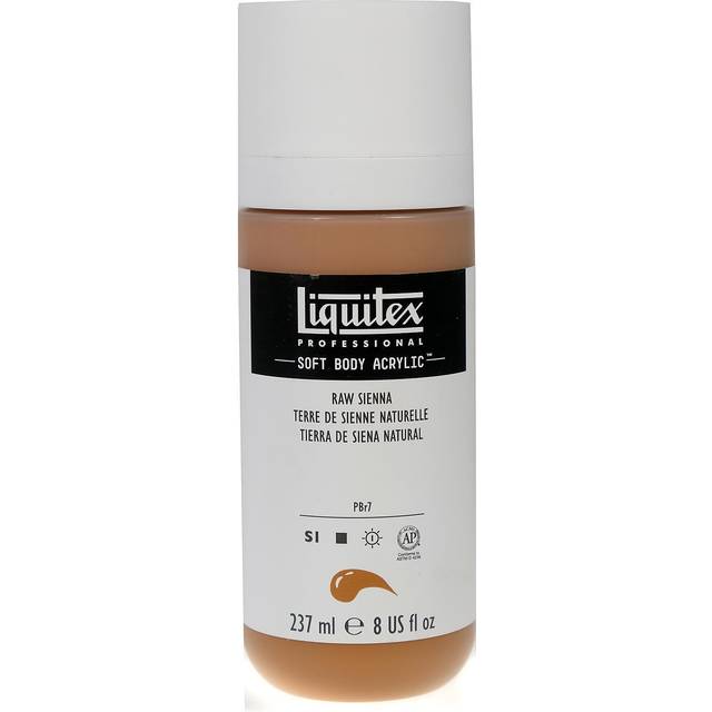 Liquitex Soft Body Acrylic 237ml - Raw Sienna Series 1 - Raw Sienna - Series 1