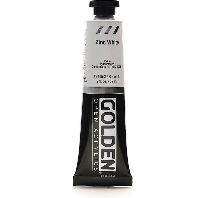 Golden Open Acrylic Paint 59ml Zinc White #7415
