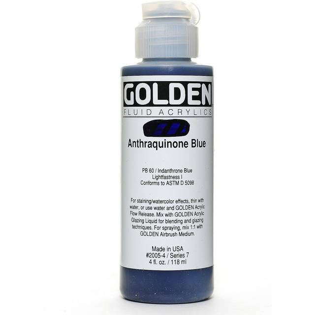 Golden Fluid Acrylic Paint 118ml Anthraquinone Blue