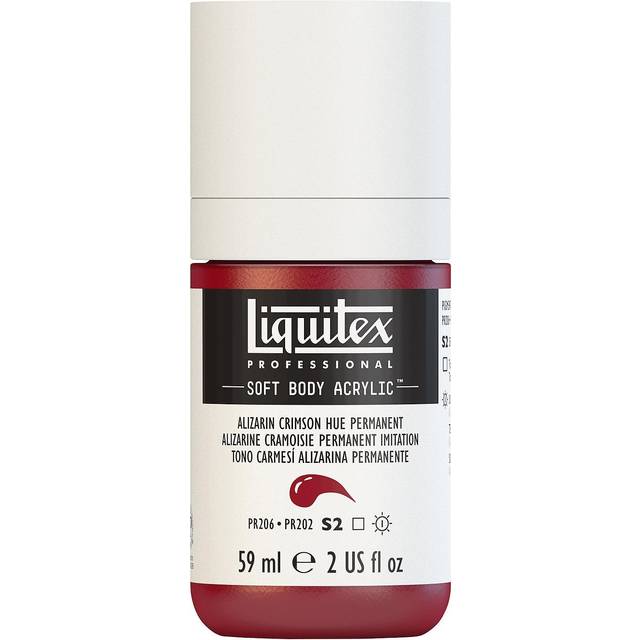 Liquitex Soft Body Acrylic 59ml - Alizarin Crimson Hue Permanent Series 2 - Red