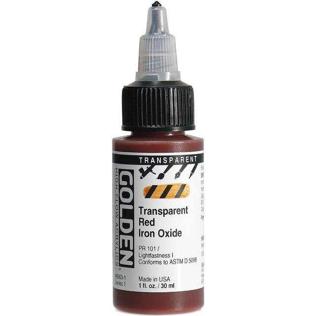 Golden High Flow 30ml Transparent Red Iron Oxide