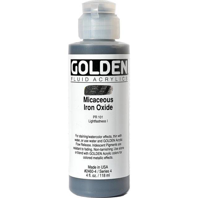 Golden Fluid Acrylic Paint 118ml Micaceous Iron Oxide