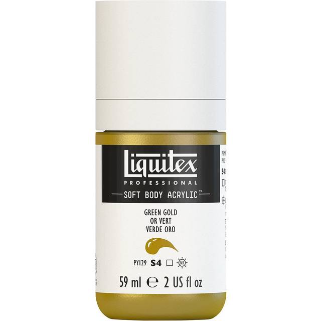 Liquitex Soft Body Acrylic 59ml Green Gold