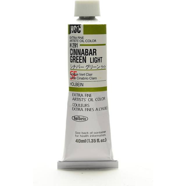Holbein : Extra Fine Artists' Oil Colour : 40ml : Cinnabar Green Light
