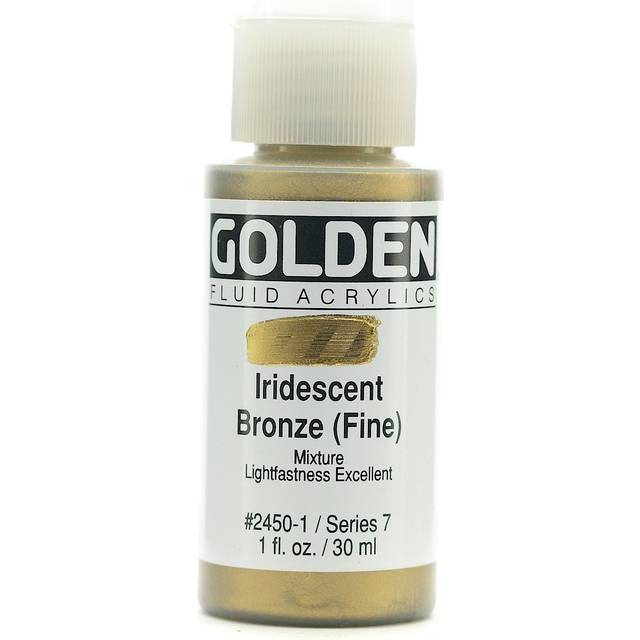 Golden Fluid Acrylic Paint 30ml Iridescent Bronze (Fine)