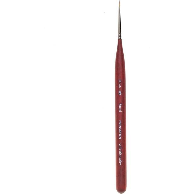 Princeton : Velvetouch : Series 3950 : Short Handle : Mini Round : Size 12/0