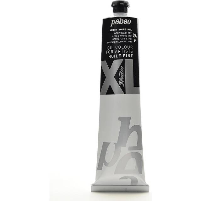 Pebeo XL Fine Artist Oil Paint - Ivory Black Hue - 200ml