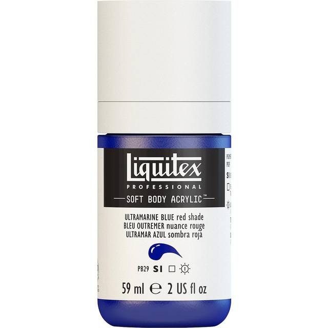 Liquitex Professional Soft Body Acrylic 59ml Ultramarine Blue Red Shade