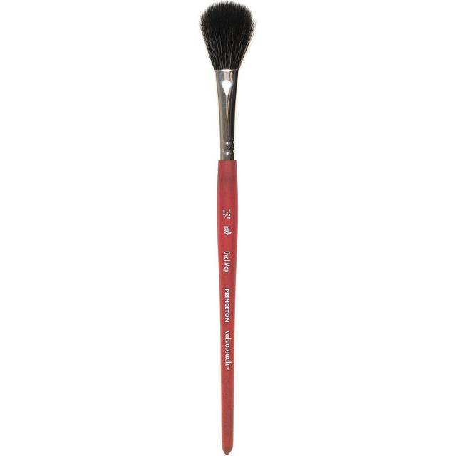 Princeton : Velvetouch : Series 3950 : Short Handle : Oval Mop : Size 1/2in
