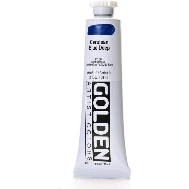 Golden Heavybody Acrylic 59ml Cerulean Blue Deep #1051