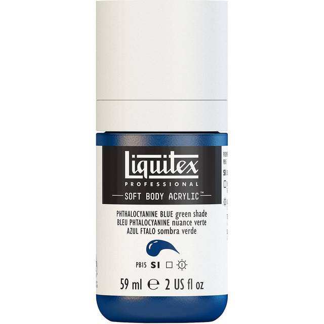 Liquitex Soft Body Acrylic 59ml - Phthalocyanine Blue Green Shade Series 1