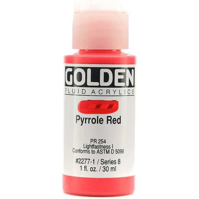 Golden Fluid Acrylic Paint 30ml Pyrrole Red