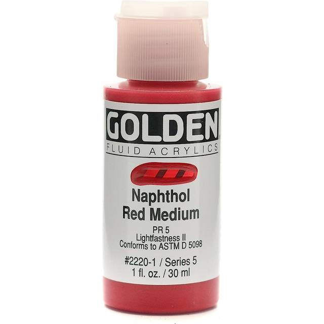 Golden Fluid Acrylic 30ml Napthol Red Medium Series 5