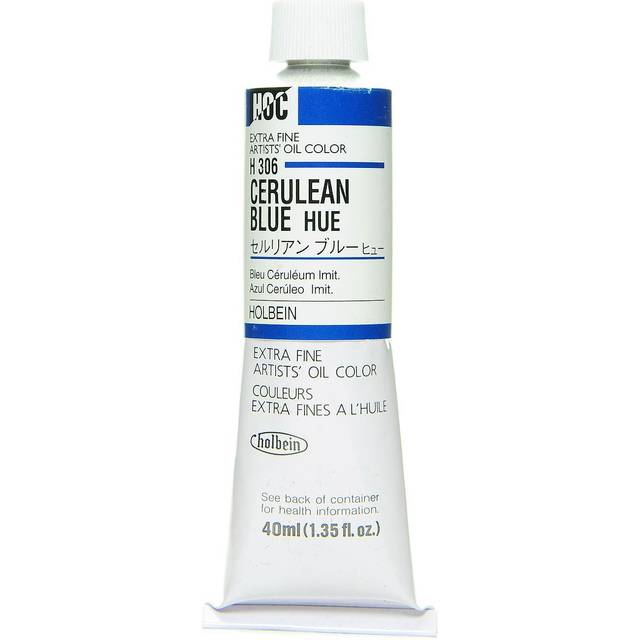Holbein : Extra Fine Artists' Oil Colour : 40ml : Cerulean Blue Hue