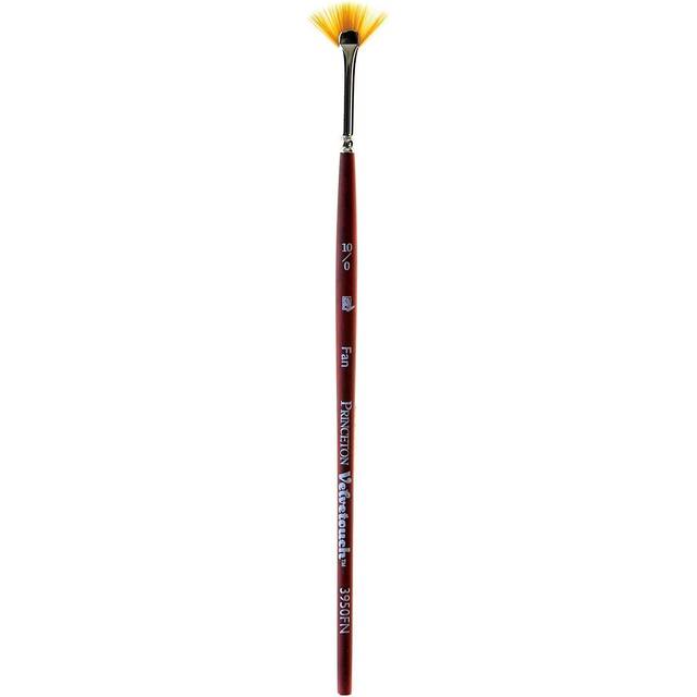 Princeton : Velvetouch : Series 3950 : Short Handle : Fan : Size 10/0