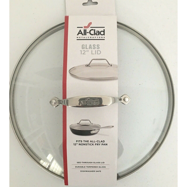 AllClad Essentials Nonstick Lid  12 inch  Stainless Steel
