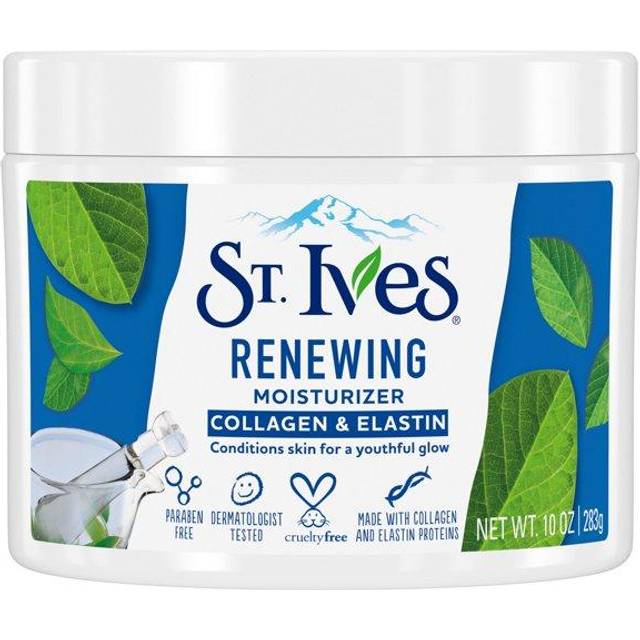St. Ives Timeless Skin Collagen Elastin Facial Moisturizer, 10 oz