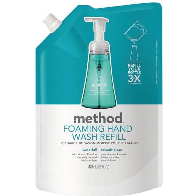 Method Foaming Hand Soap  Refill  Waterfall  28 Ounce  1 pack