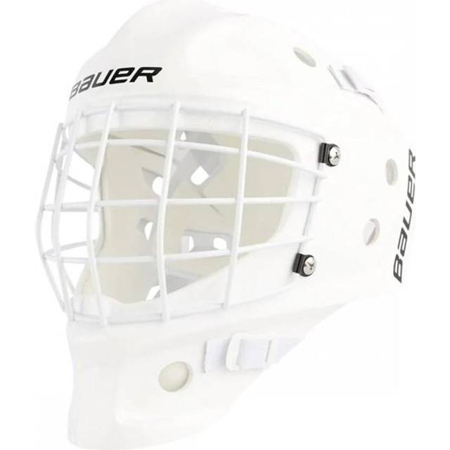 Bauer Målvaktsmask Nme Vit Streethockey Yth. - Onesize, VIT
