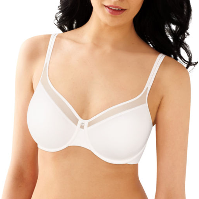 Bali womens Bali Women's One Smooth U Ultra Light Convertible Df3439 bras  White  34D US