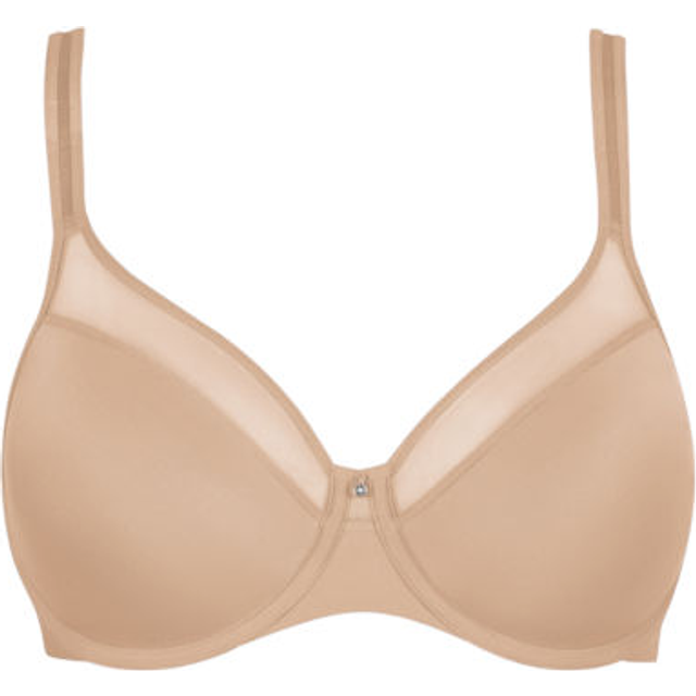 Bali Women's One Smooth U Ultra Light Illusion Neckline Underwire Bra  Nude 40C