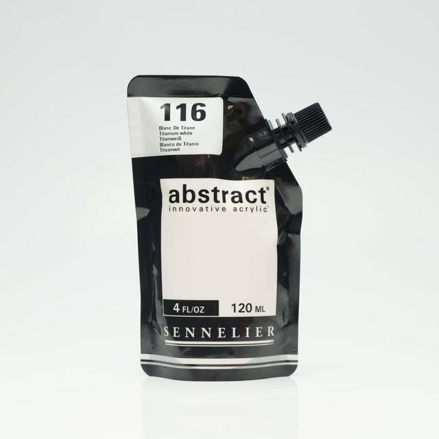 Sennelier Abstract Acrylic Paint 120ml - Titanium White (Satin)