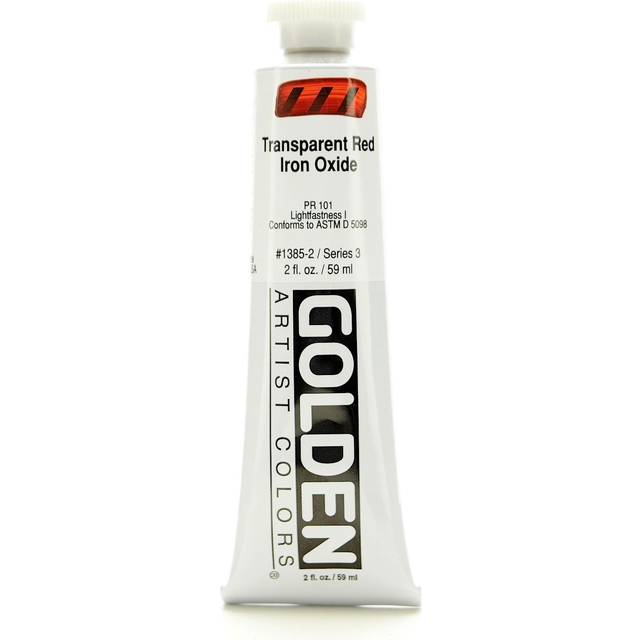 Golden Heavybody Acrylic 59ml Transparent Red Iron Oxide #1385