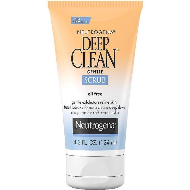 Neutrogena Deep Clean Gentle Daily Facial Scrub, Oil-Free Cleanser, 4.2 fl. Oz