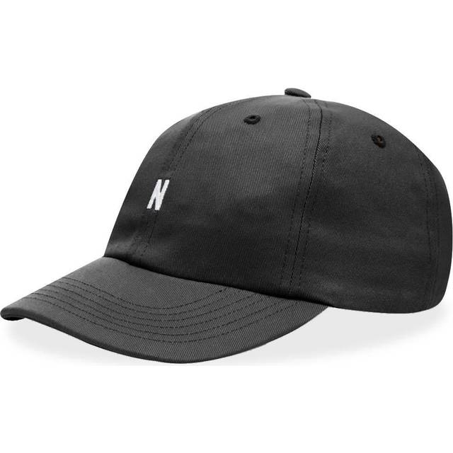 Norse Projects Mens Black Twill Sports Cap - One Size