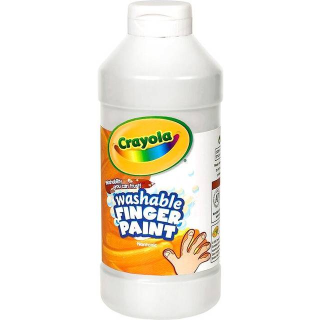 Washable Fingerpaint 16oz White Arts & Crafts Arts & Crafts Bin131653 Crayola Llc