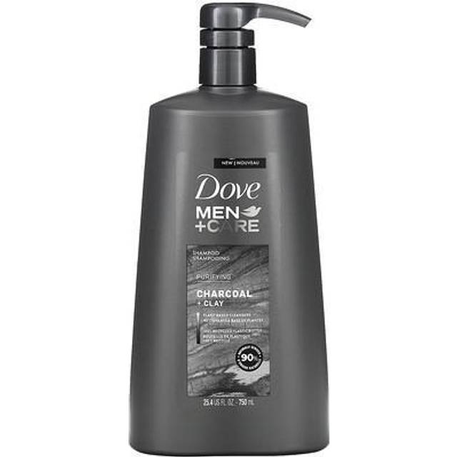 Dove, Men + Care, Shampoo, Purifying, Charcoal + Clay, 25.4 fl oz (750 ml)