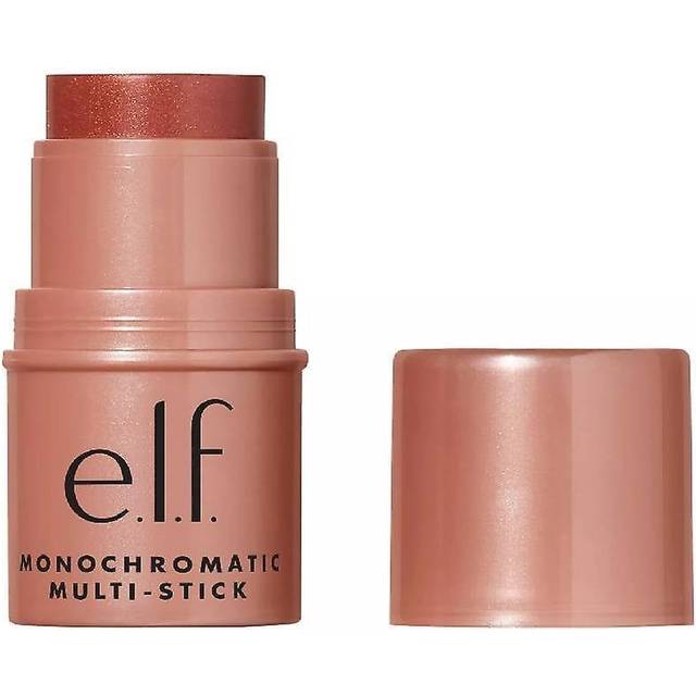 elf Monochromatic Multi Stick Luxuriously Creamy  Blendable Color For Eyes Lips  Cheeks Bronzed Cherry 017 Oz 5g