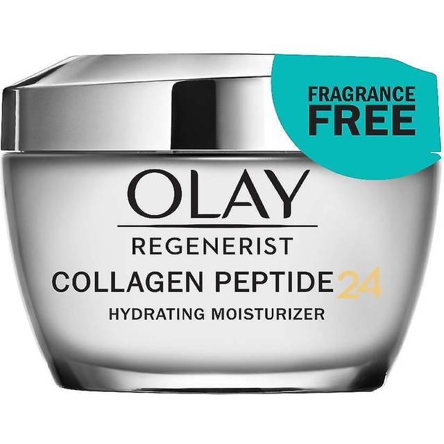Olay, Regenerist, Collagen Peptide 24 Hydrating Moisturizer, Fragrance-Free, 1.7 oz (48 g)