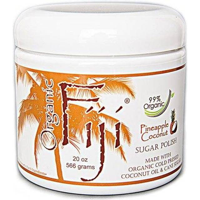 Organic Fiji Whole Body Sugar Scrub Pineapple Coconut 20 oz