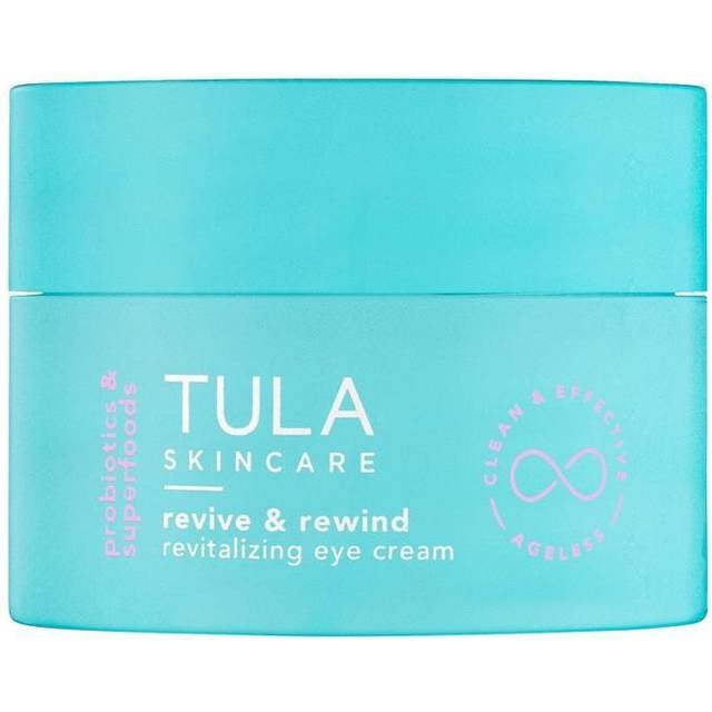 TULA Skin Care Revive & Rewind Revitalizing Eye Cream - Smooth Fine Lines  Dark Circles & Puffiness  0.5 oz.