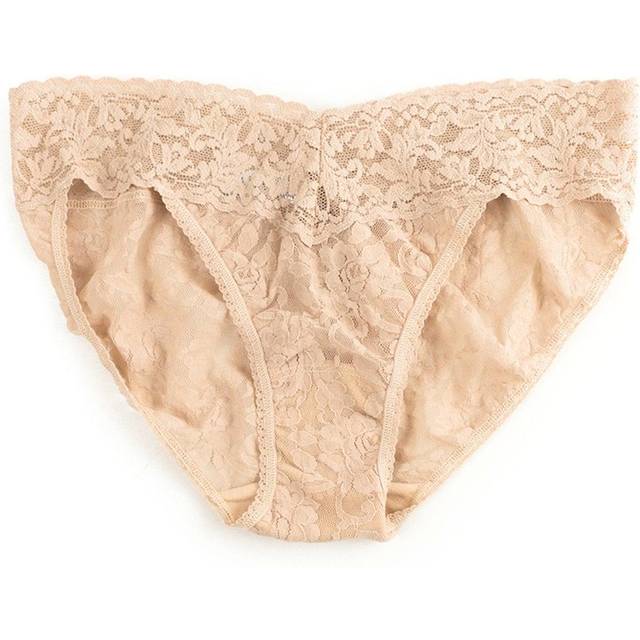 Signature Lace V-Kini Briefs - CHAI - Large