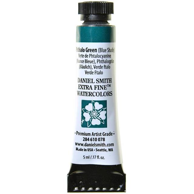 Daniel Smith Extra Fine Watercolour 5ml Phthalo Green (Blue Shade)