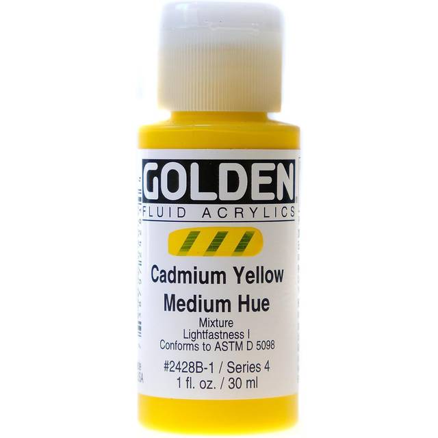 Golden Fluid Acrylic 30ml Cadmium Yellow Medium Hue Series 4