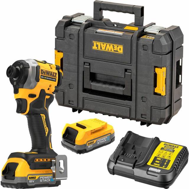 DeWalt DCF850E2T XR BL Impact Driver 18V 2 X Powerstack Li-Ion